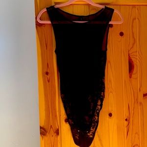 Black lace bodice Made in Italy